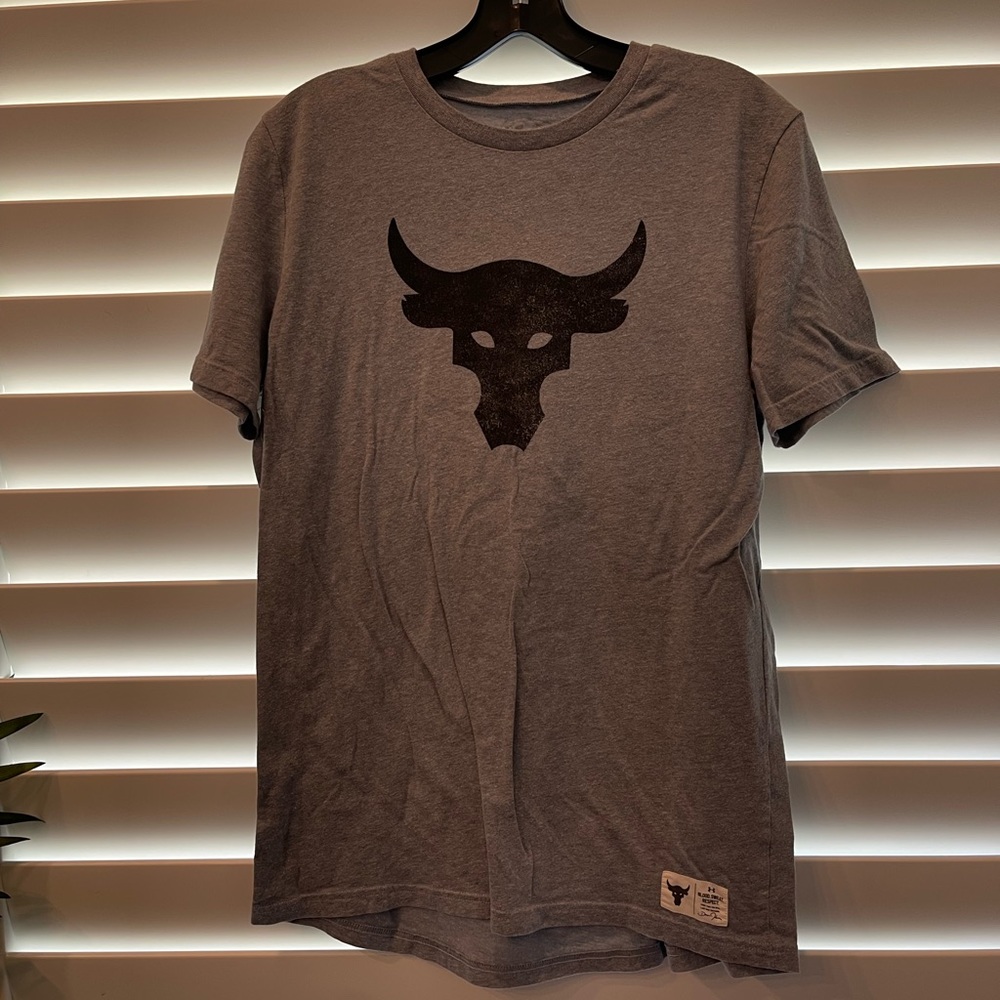 Under Armour Project Rock Brahma Bull Logo T-Shirt